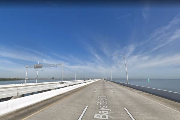 Bayside Bridge between Clearwater and St. Pete
